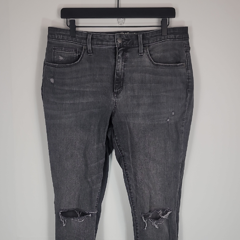 Universal THREAD Women's Distressed Black Gray Skinny Slim Fit Jeans